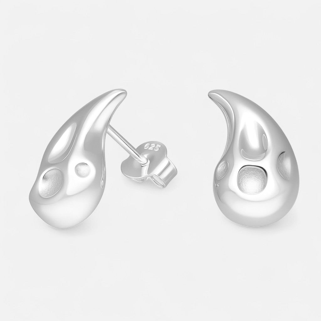 Aro Gota Chunky Martillada