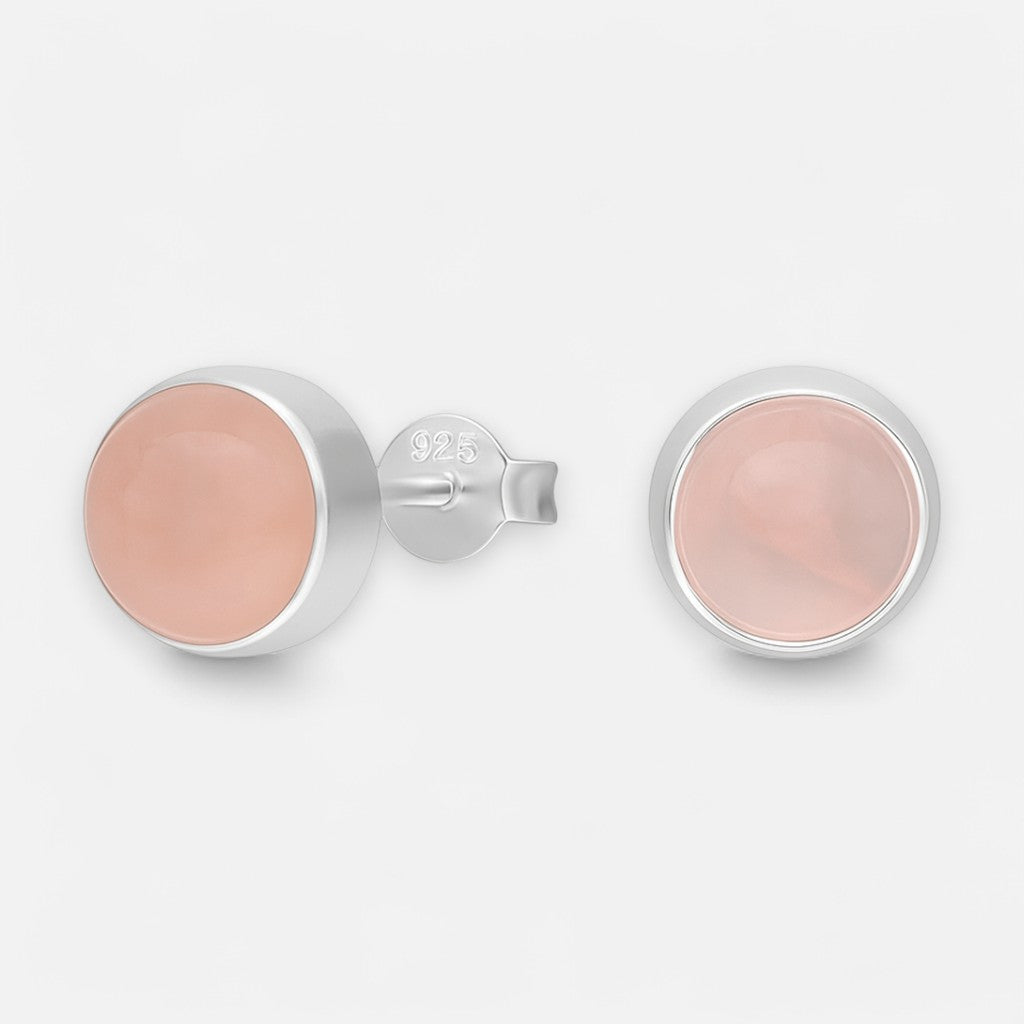 Aro Cuarzo Rosado 8 mm