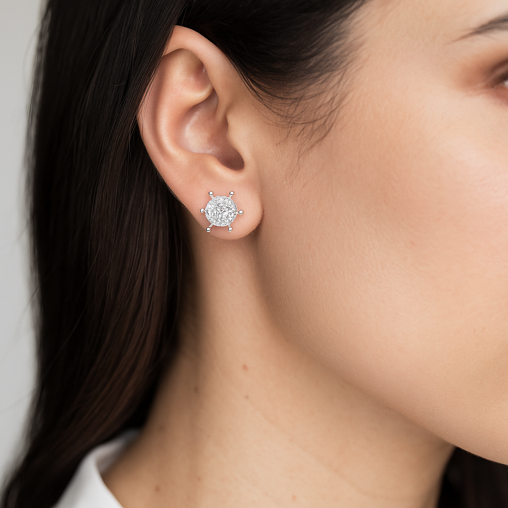 Aro Pistilo con Strass 8 mm