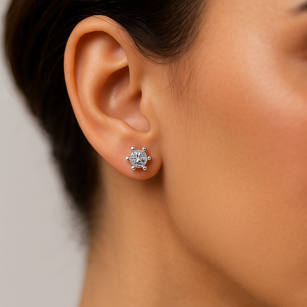 Aro Pistilo con Strass 6 mm