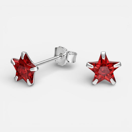 Aro Estrella Circón Granate 6 mm
