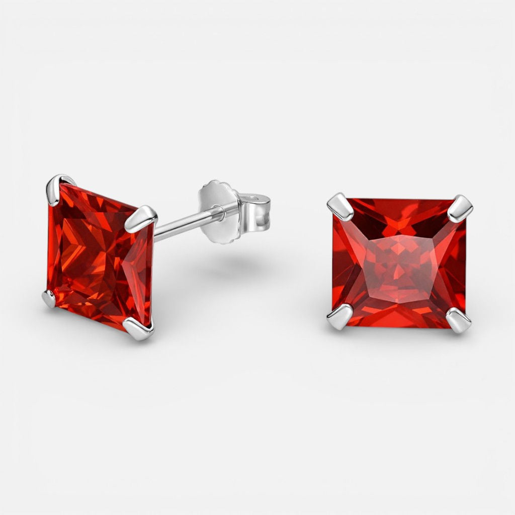 Aro Circón Granate 8x8 mm