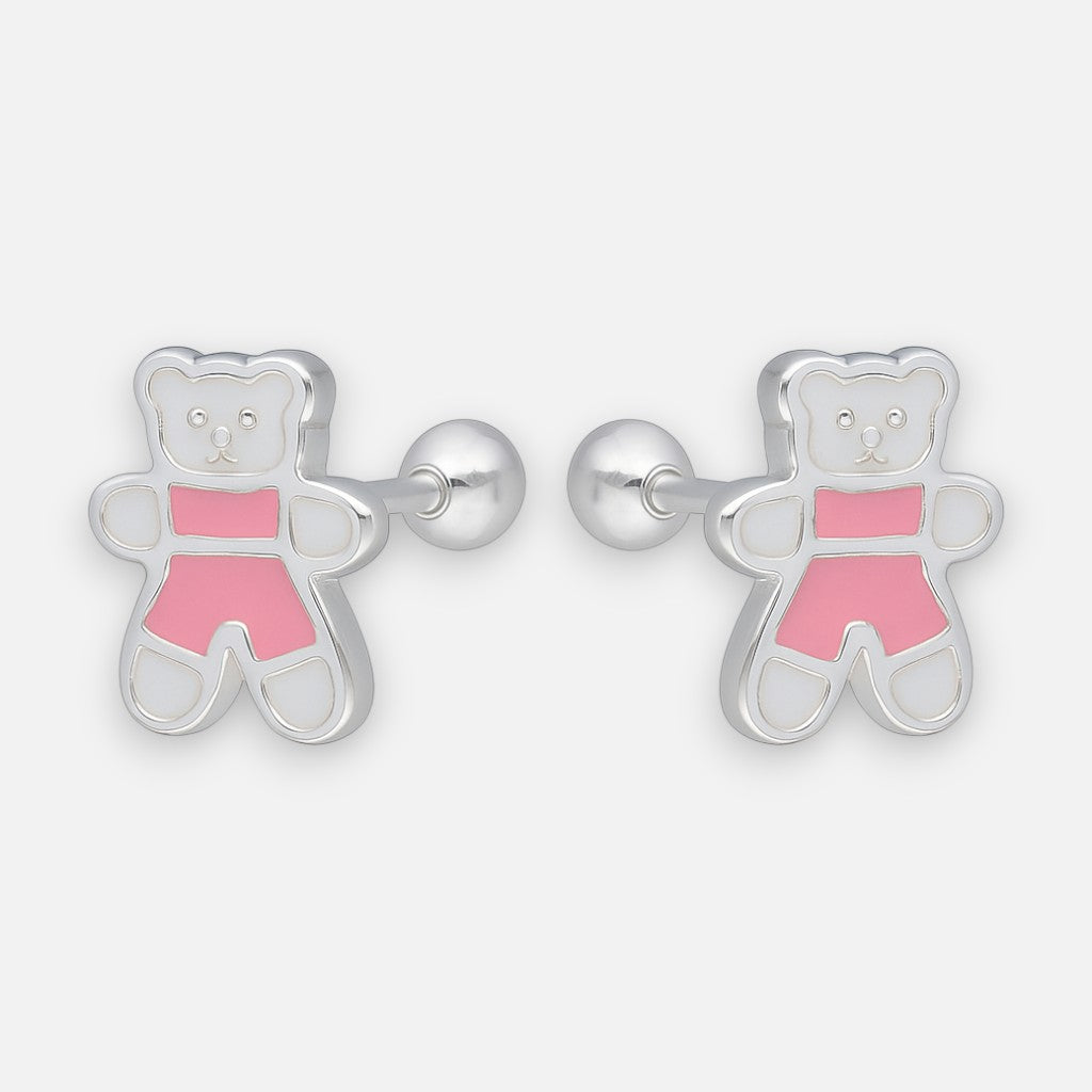 Aro con Tope Osito Esmaltado