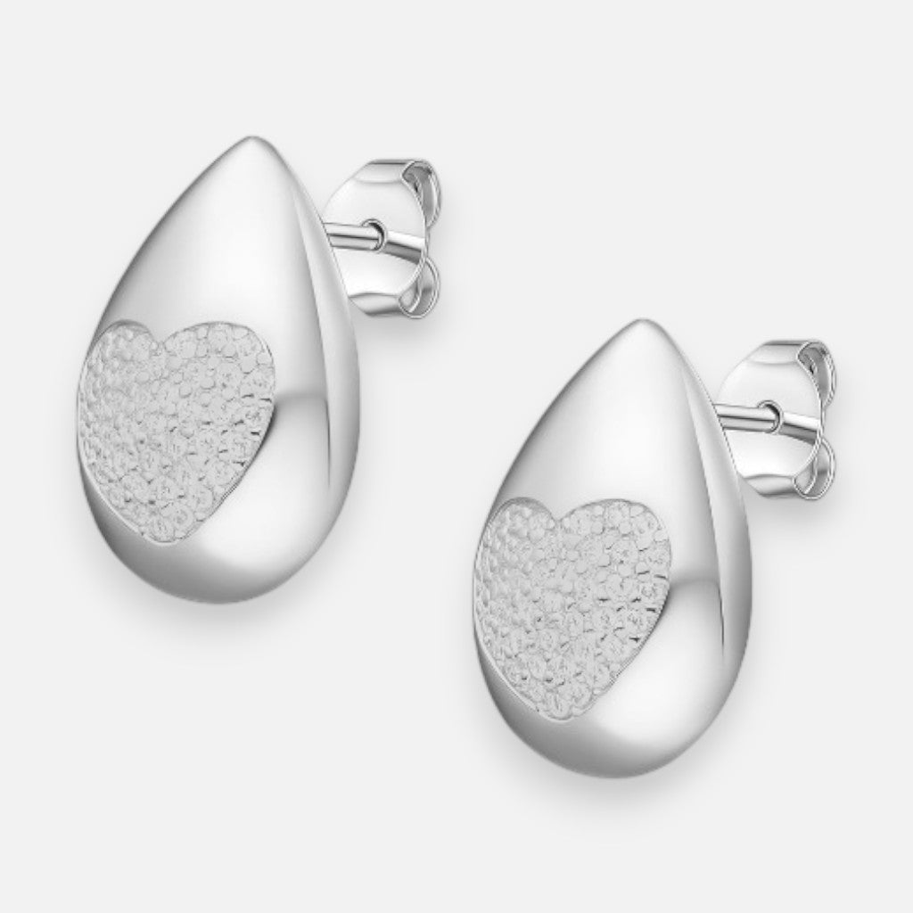 Aro Gota Chunky Corazón Circones