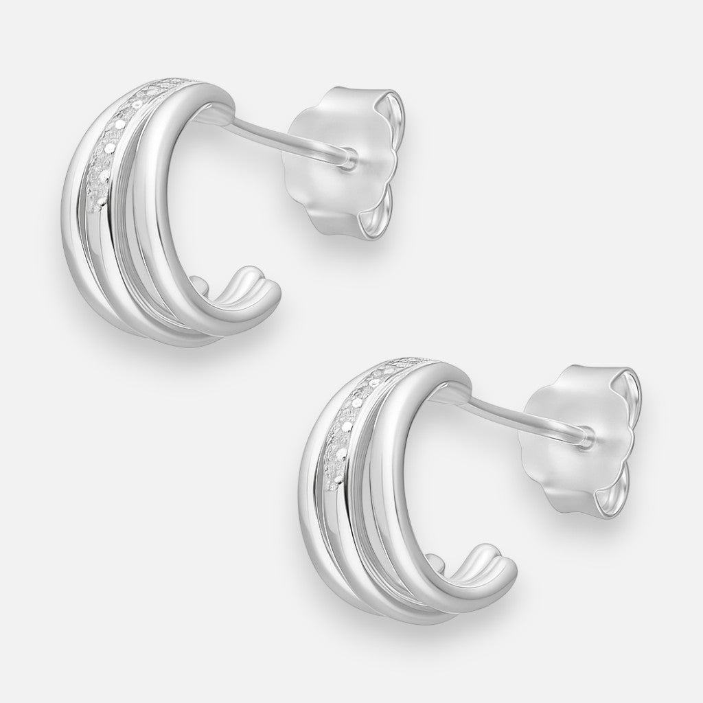 Semi Argolla Triple Circones 11 mm