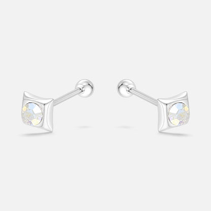 Piercing Circón Tornasol 3x3 mm