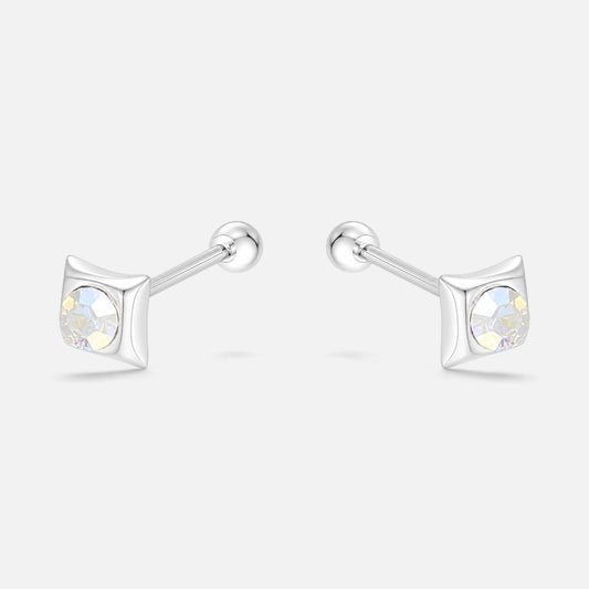 Piercing Circón Tornasol 3x3 mm