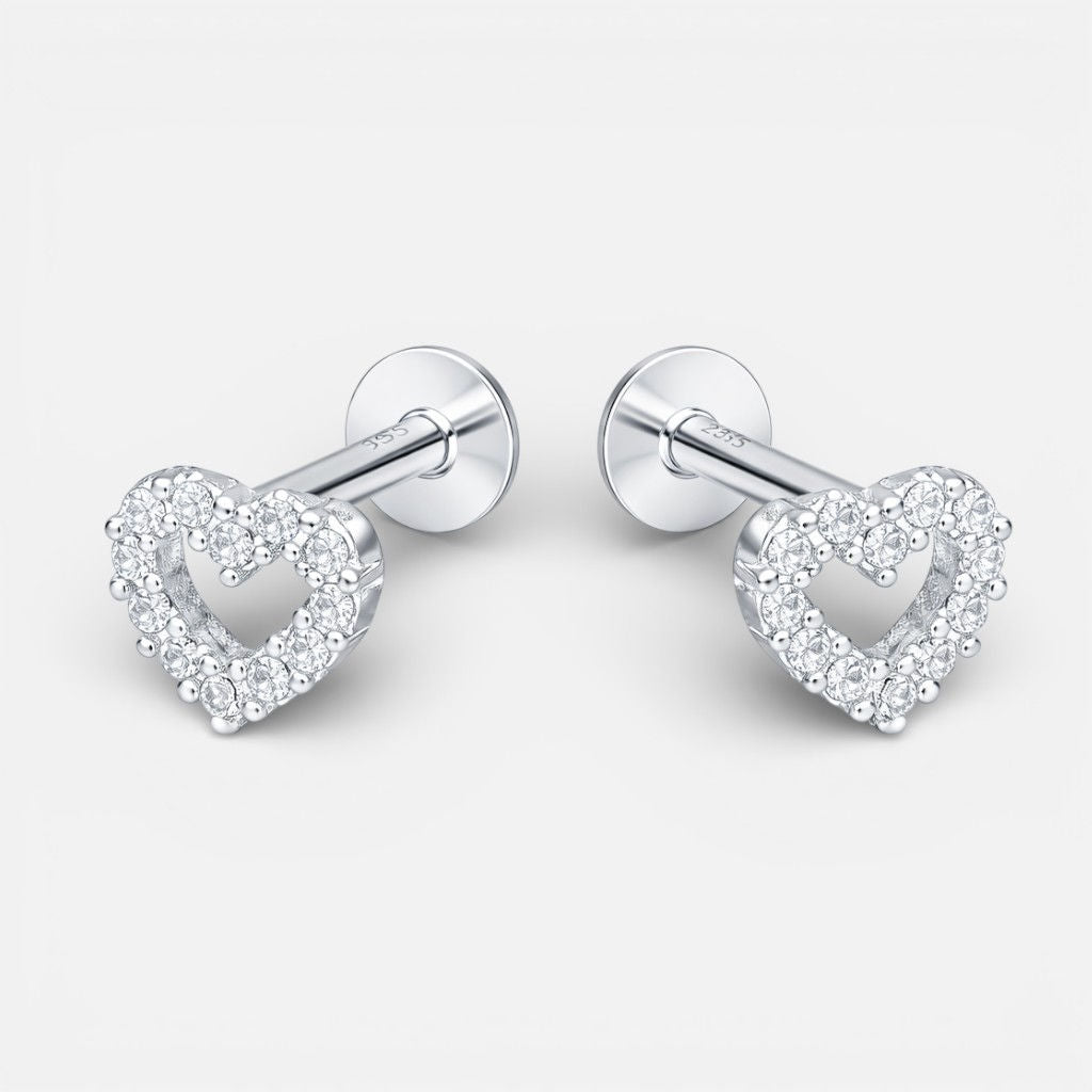 Piercing Flat Corazón Circones 6 mm