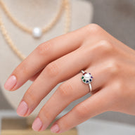 Anillo Perla Circones Multicolor
