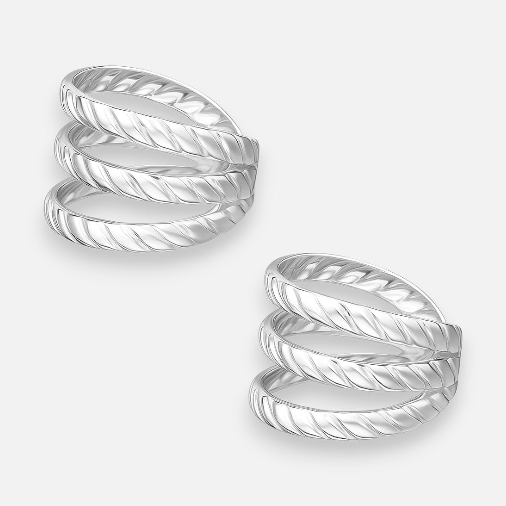 Aro Ear Cuff Triple Entorchado