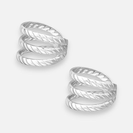 Aro Ear Cuff Triple Entorchado