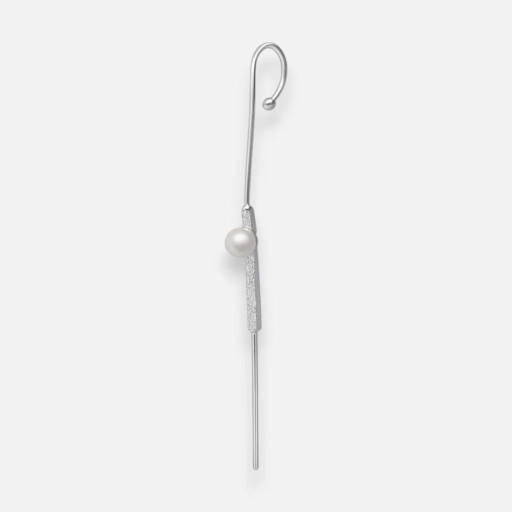 Aro Pasador Cuff Perla Circones Por Unidad