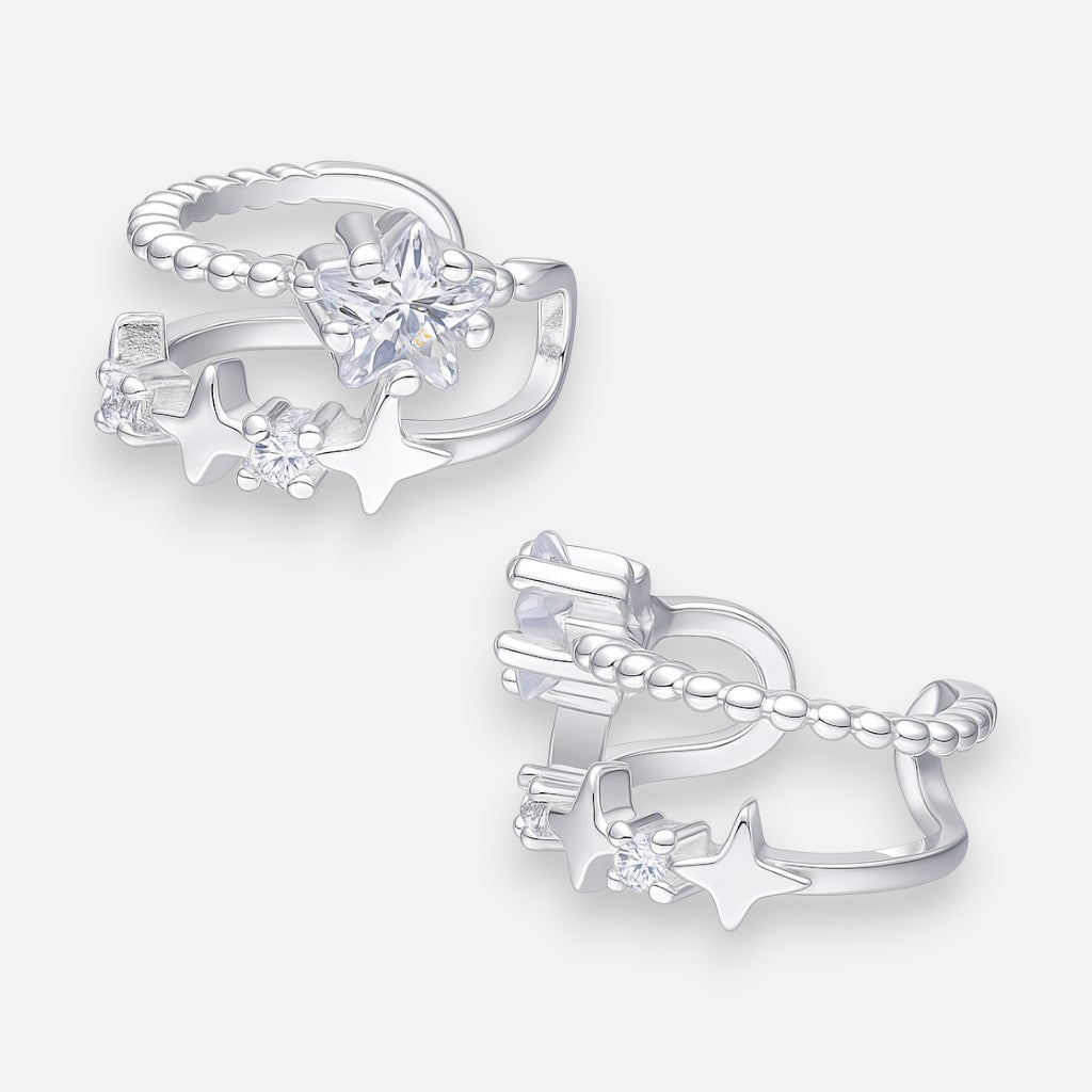 Aro Ear Cuff Estrellas Circones
