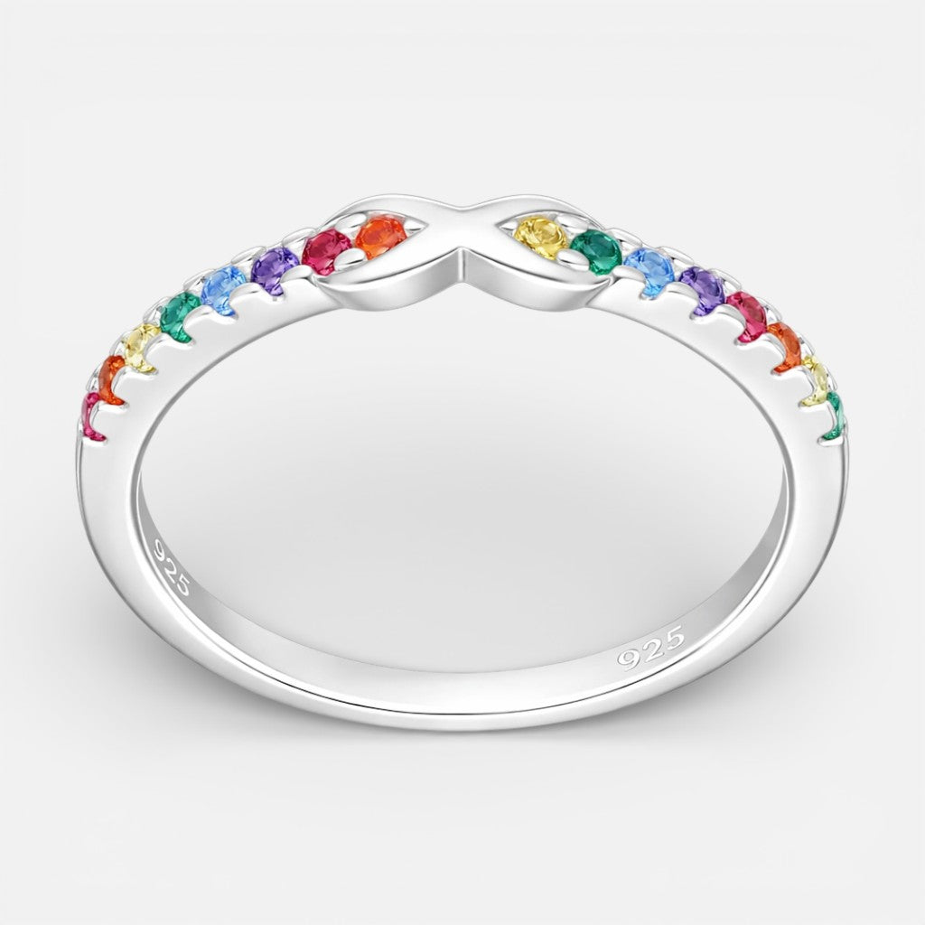 Anillo Infinito Circones Multicolor