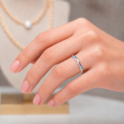Anillo Infinito Circones Multicolor