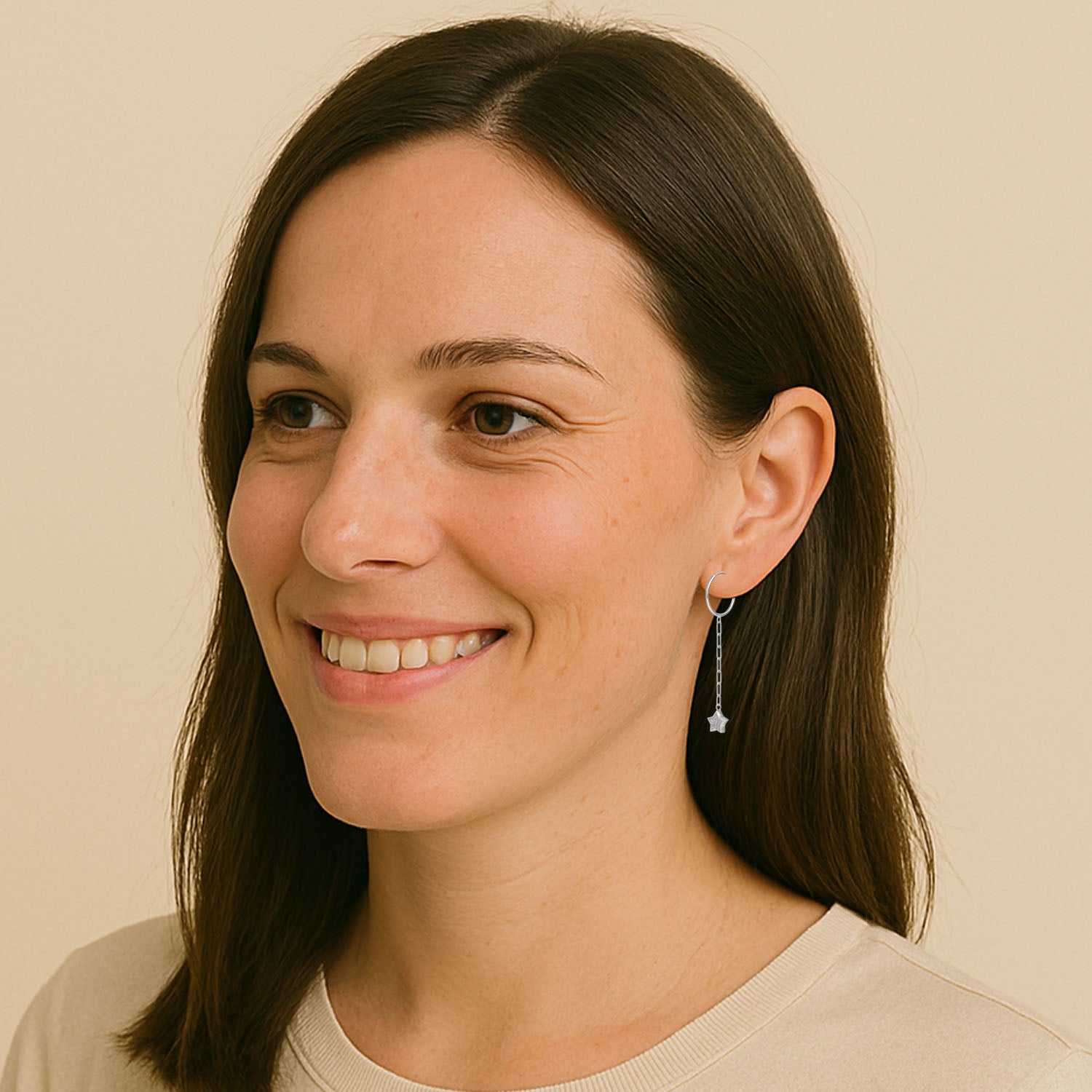 Argolla Eslabones Estrella Circones 16 mm