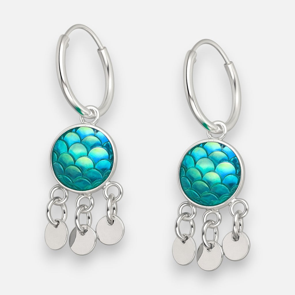 Argolla Piel de Sirena Cristal Tornasol 12 mm