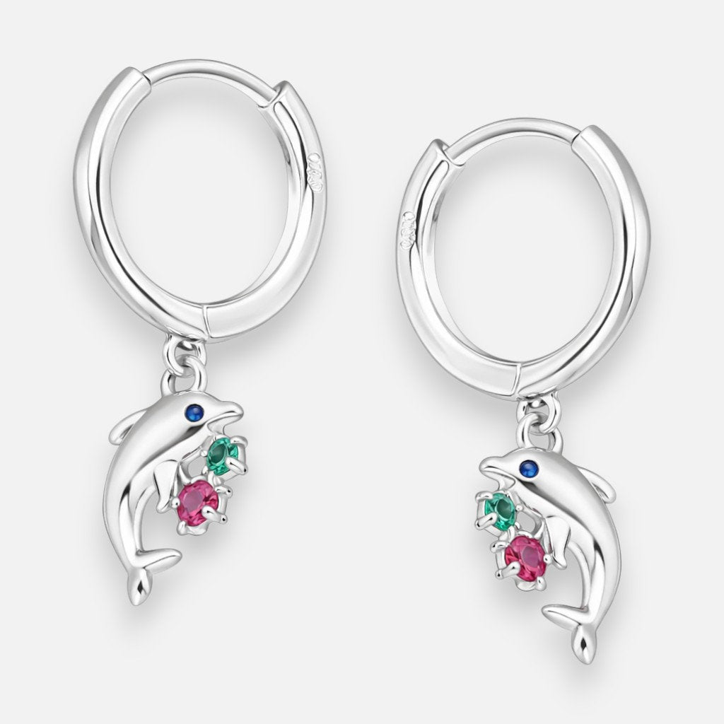 Argolla Delfín Circones Multicolor 12 mm