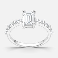 Anillo Solitario Moissanita