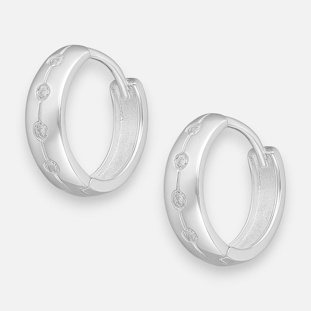 Argolla Huggie Circones 12 mm