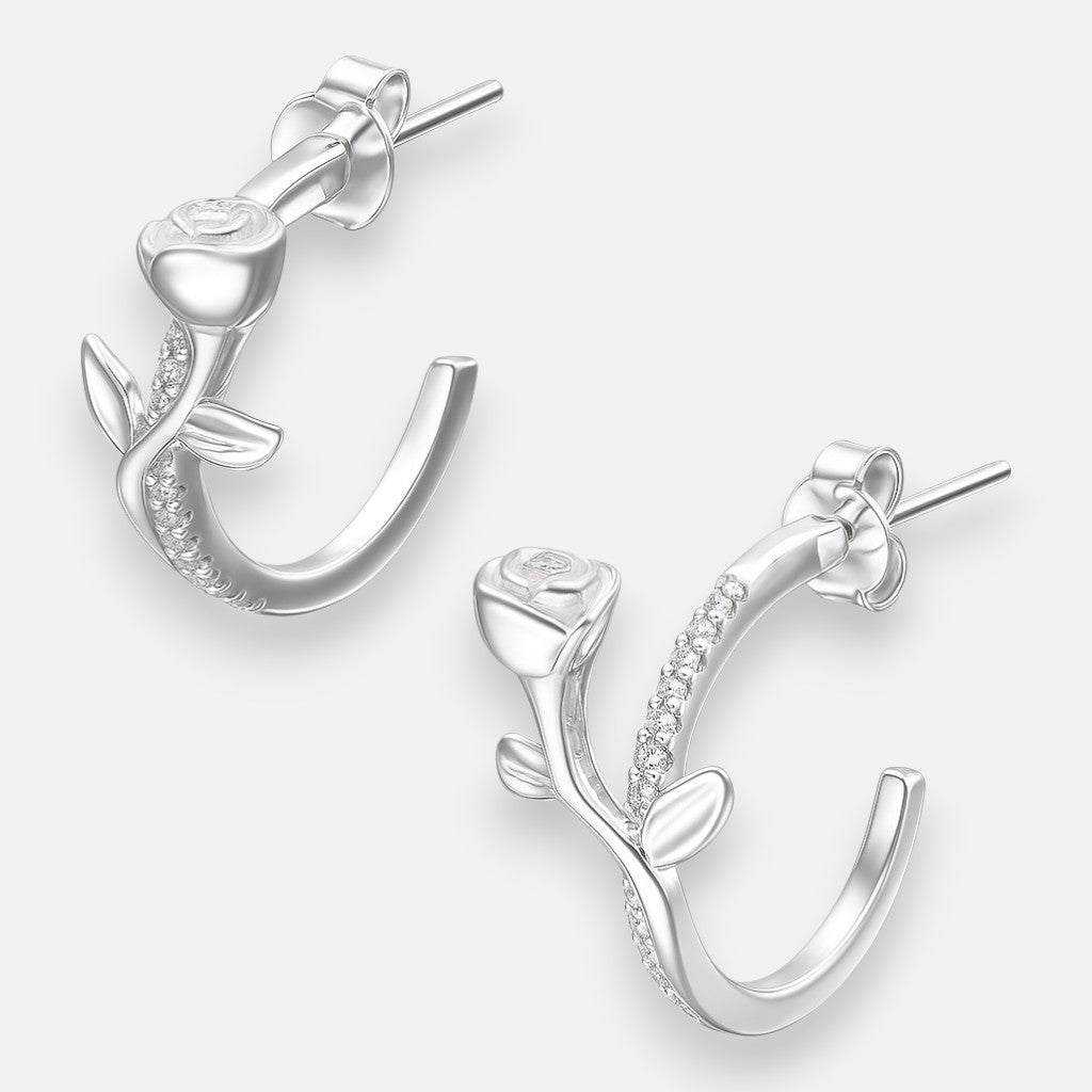 Semi Argolla Flor Circones 20 mm