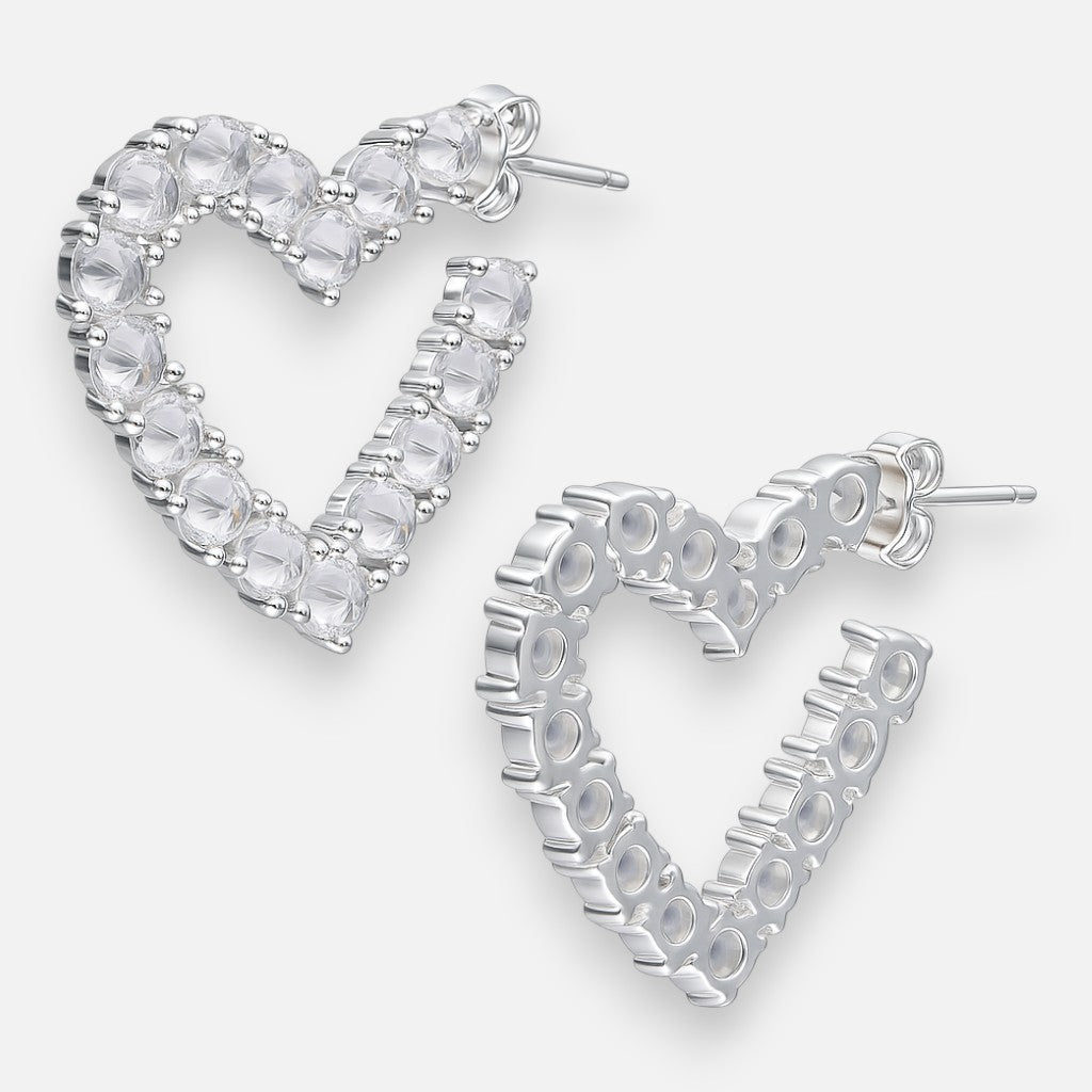 Semi Argolla Corazón Circones 26 mm