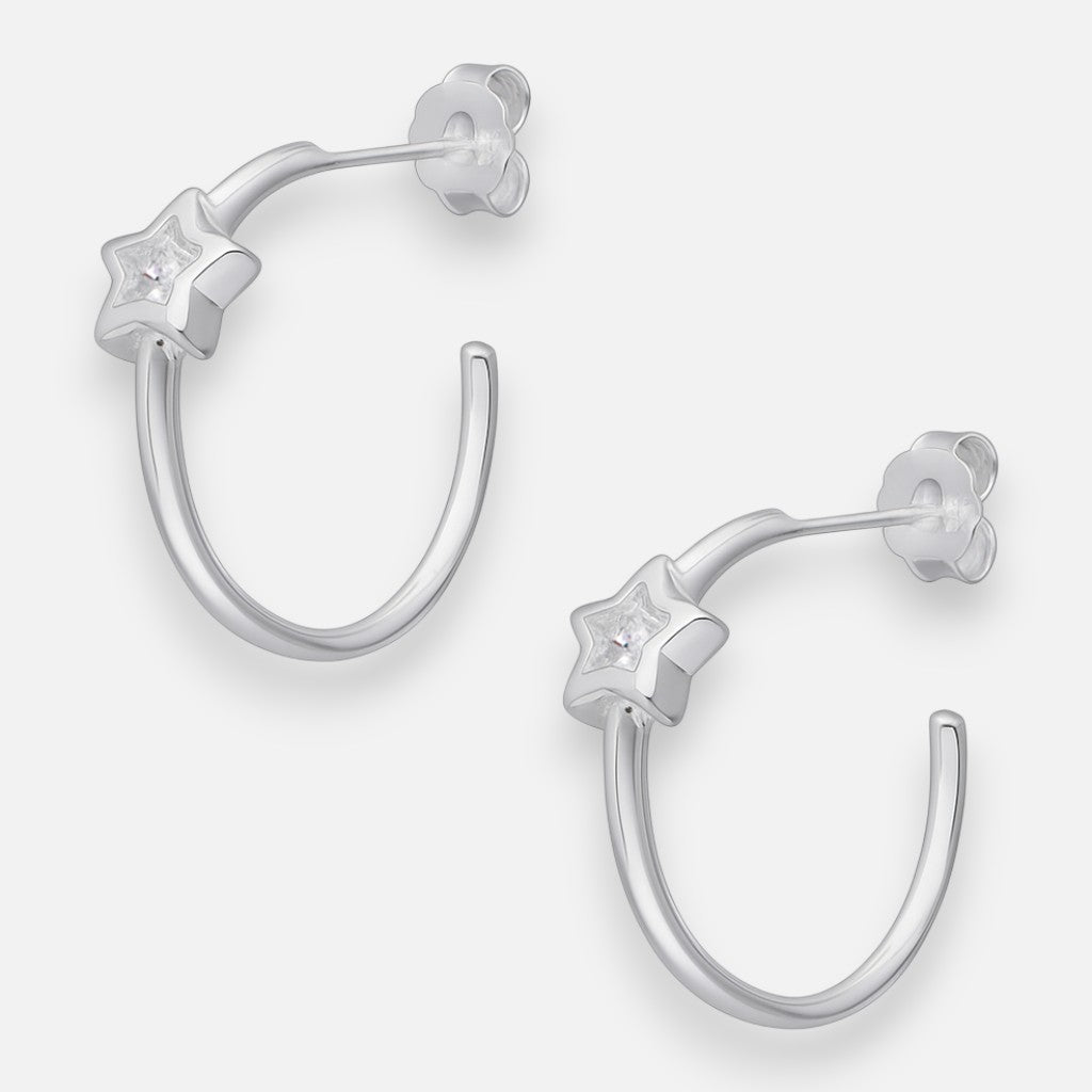 Semi Argolla Estrella Circón