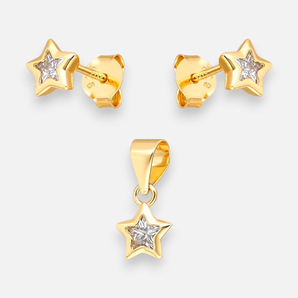 Conjunto Estrella Circón 6 mm