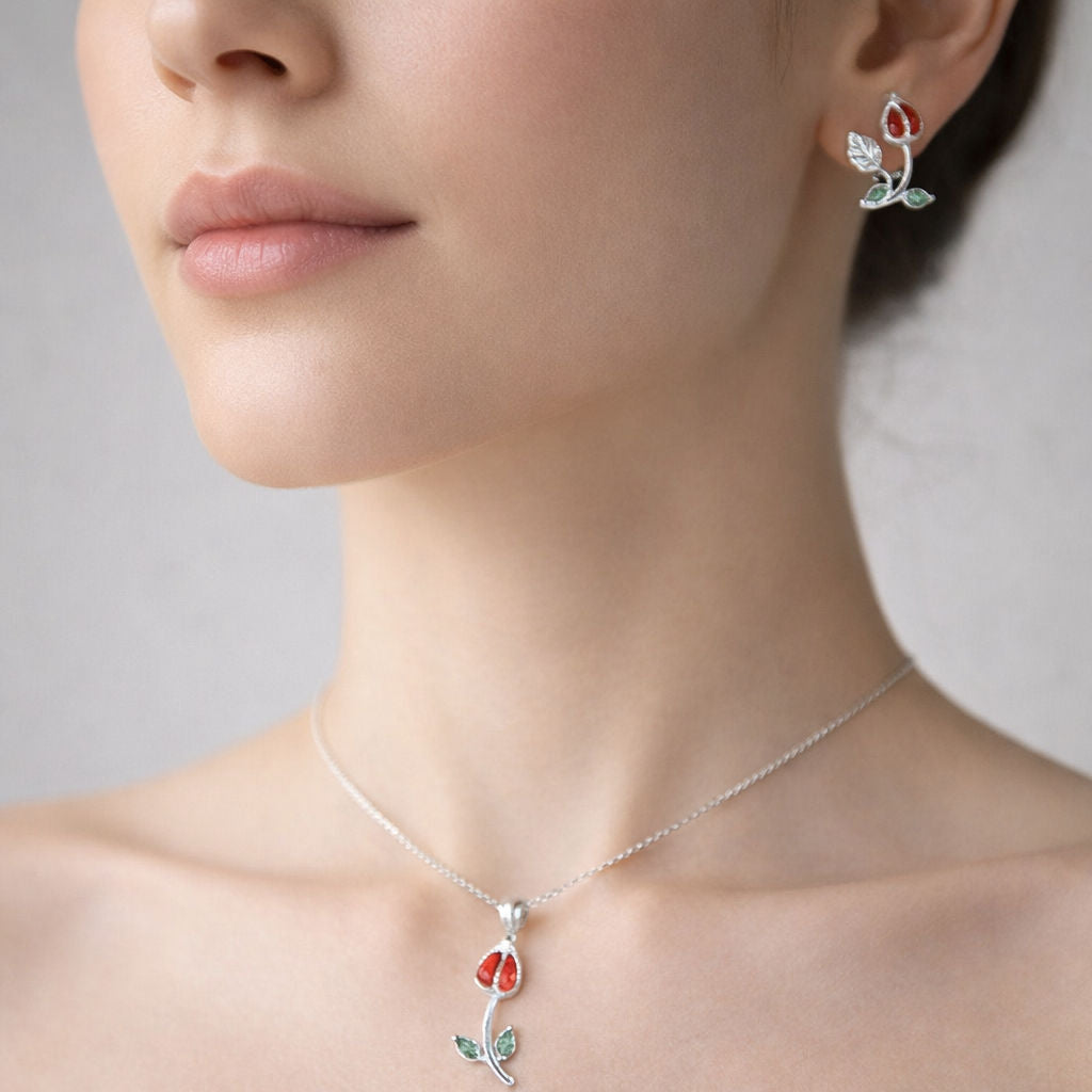 Conjunto Flor Tulipán Circones