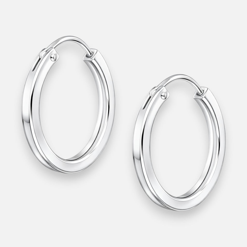 Argolla Corte Cuadrado 14 mm