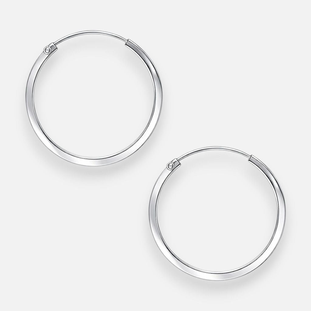 Argolla Corte Cuadrado 20 mm