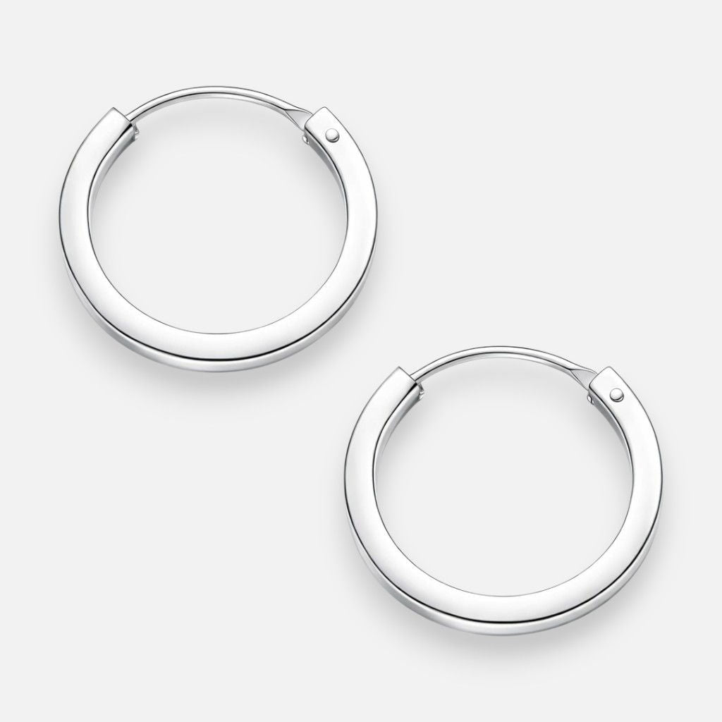 Argolla Corte Cuadrado 14 mm