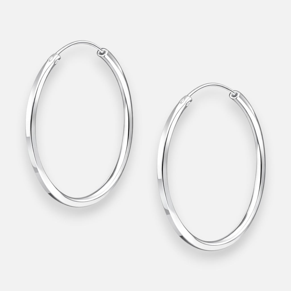 Argolla Facetada 25 mm