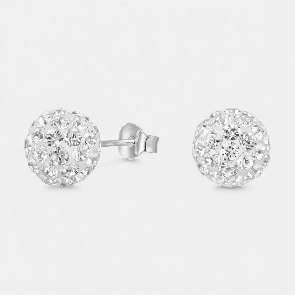 Aro Esfera Strass 8 mm