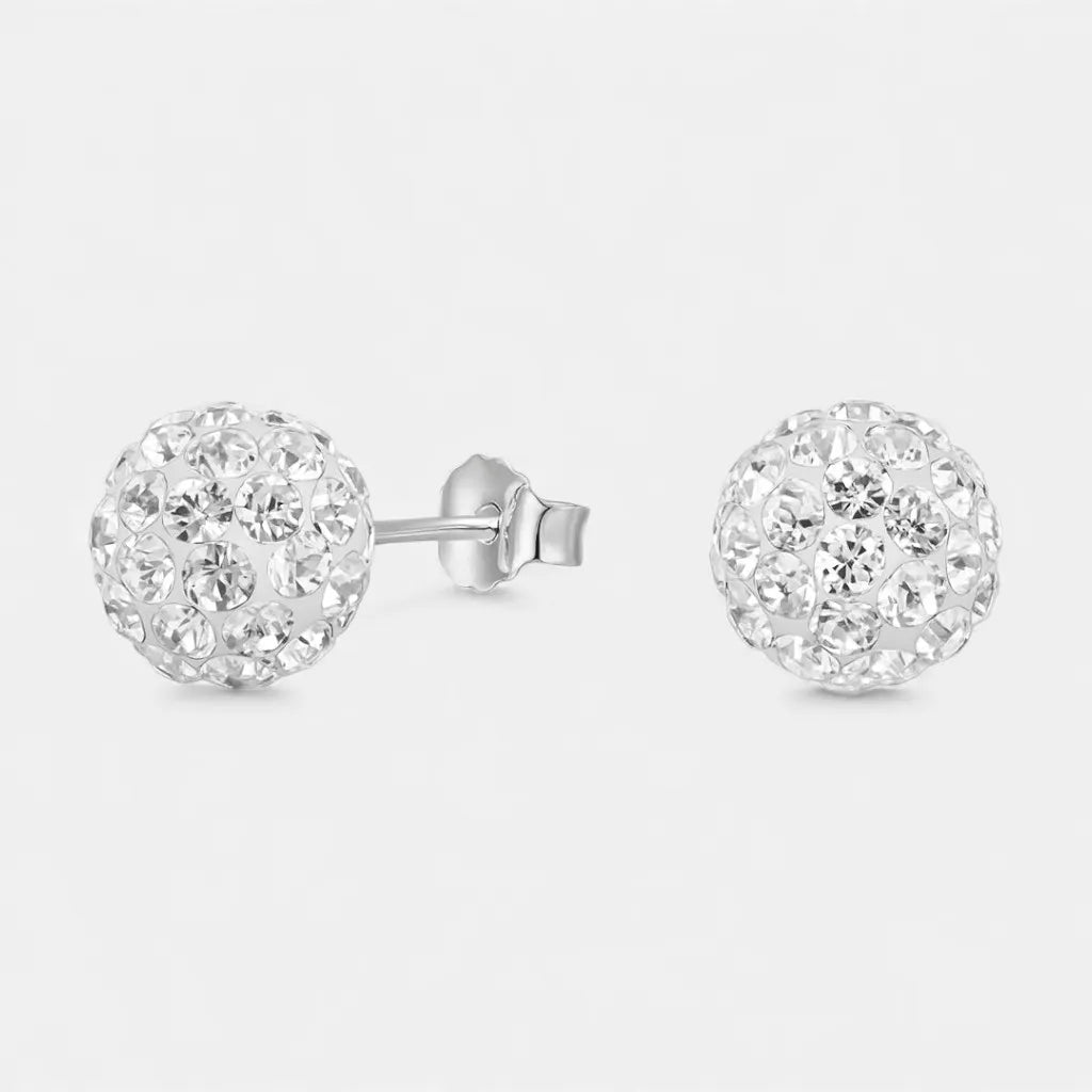 Aro Esfera Strass 8 mm