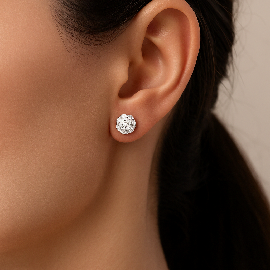 Aro Esfera Strass 6 mm