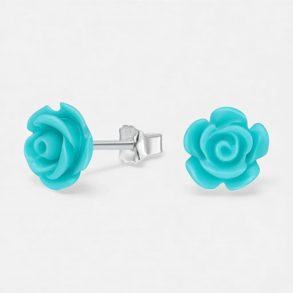 Aro Flor Turquesa
