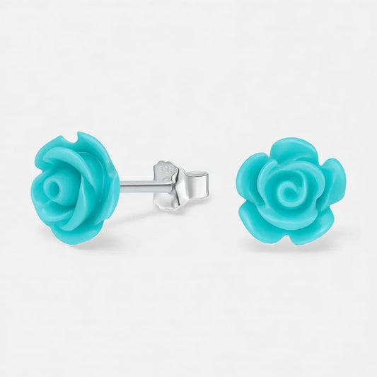 Aro Flor Turquesa