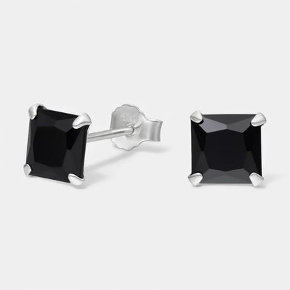 Aro Circón Ónix 6x6 mm