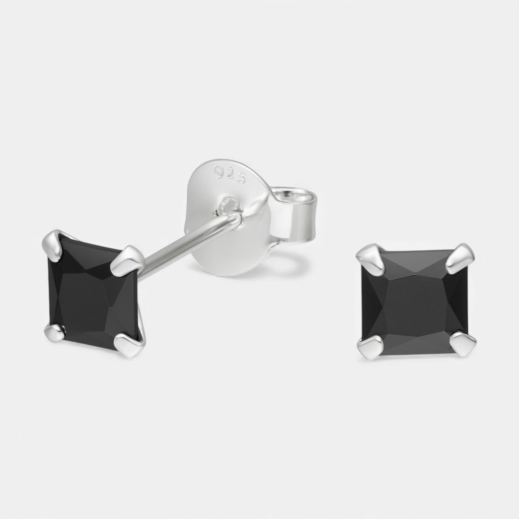 Aro Circón Ónix 4x4 mm