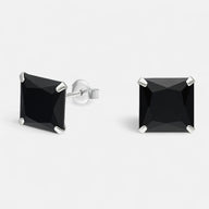 Aro Circón Ónix 10x10 mm