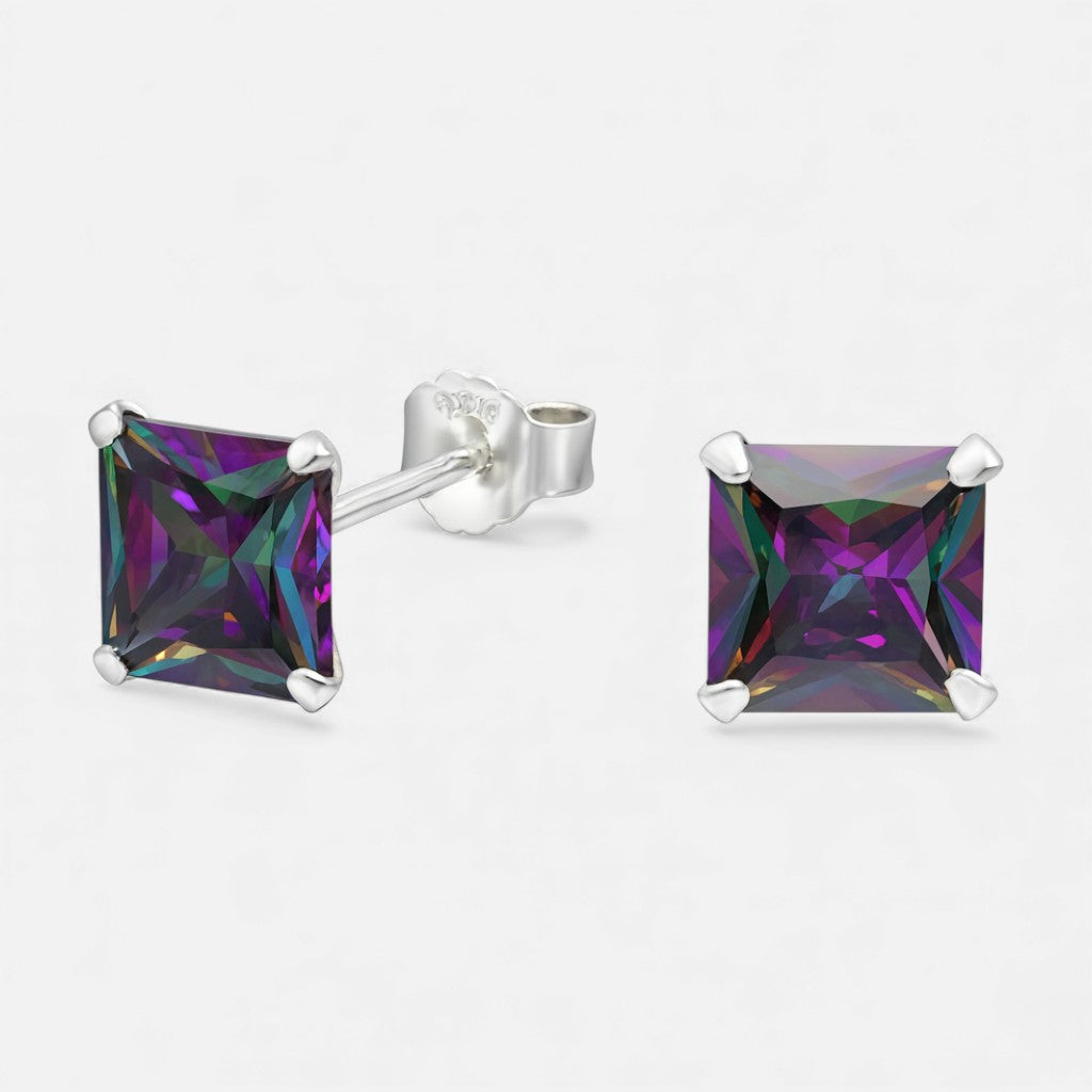 Aro Circón Topacio Místico 6x6 mm