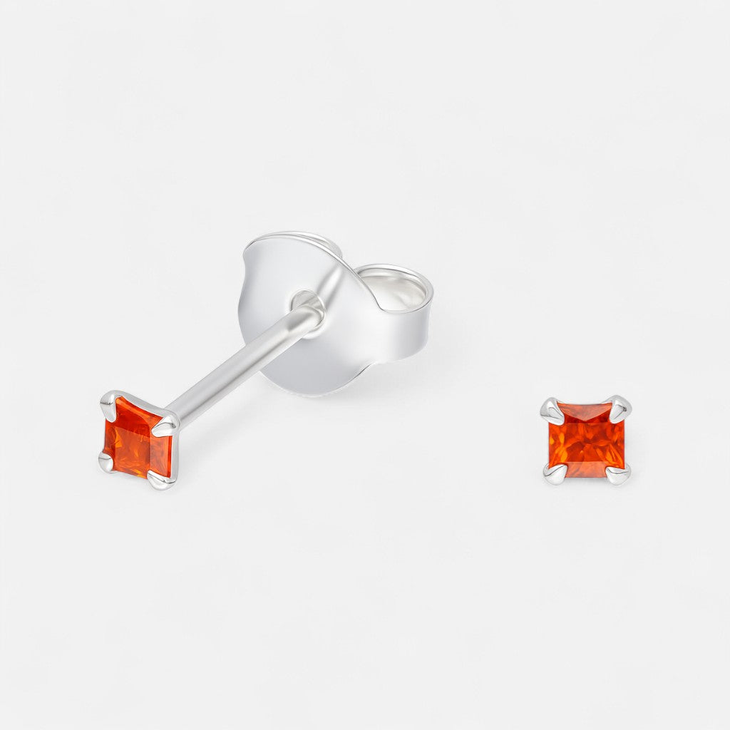 Aro Circón Naranja 2x2 mm