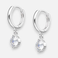 Argolla Huggie Circón 12 mm