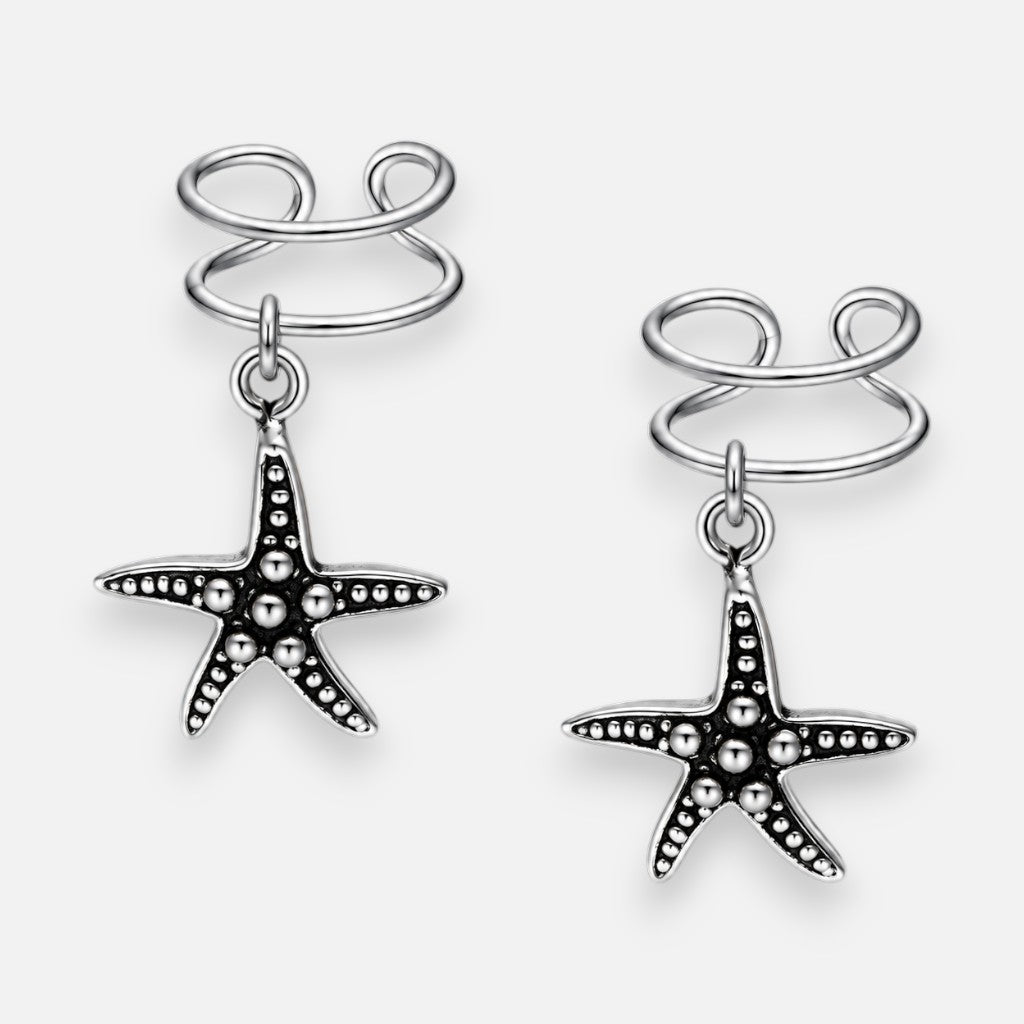 Aro Ear Cuff Estrella de Mar Valor Por Par
