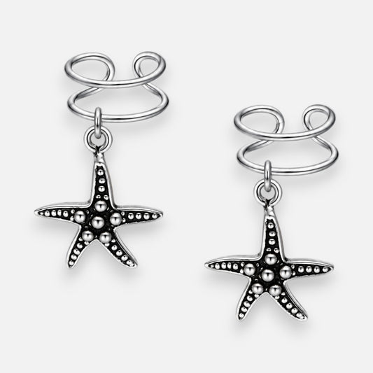 Aro Ear Cuff Estrella de Mar Valor Por Par