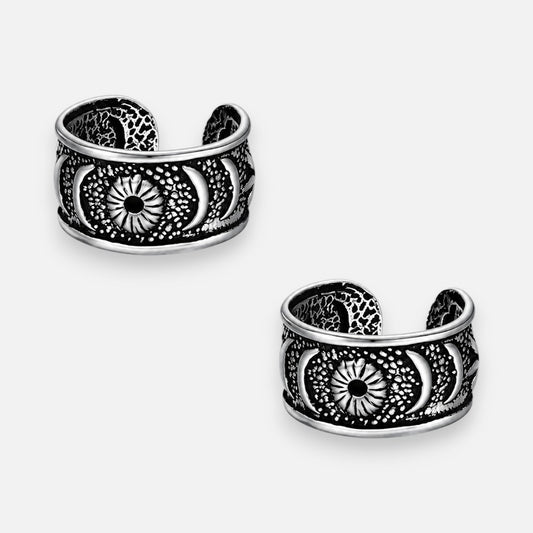 Aro Ear Cuff Media Luna Estrellas