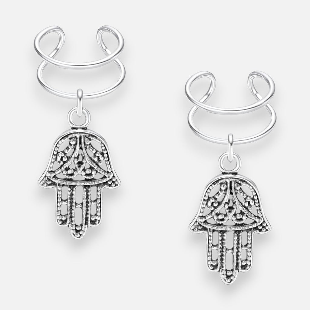 Aro Ear Cuff Mano de Fátima