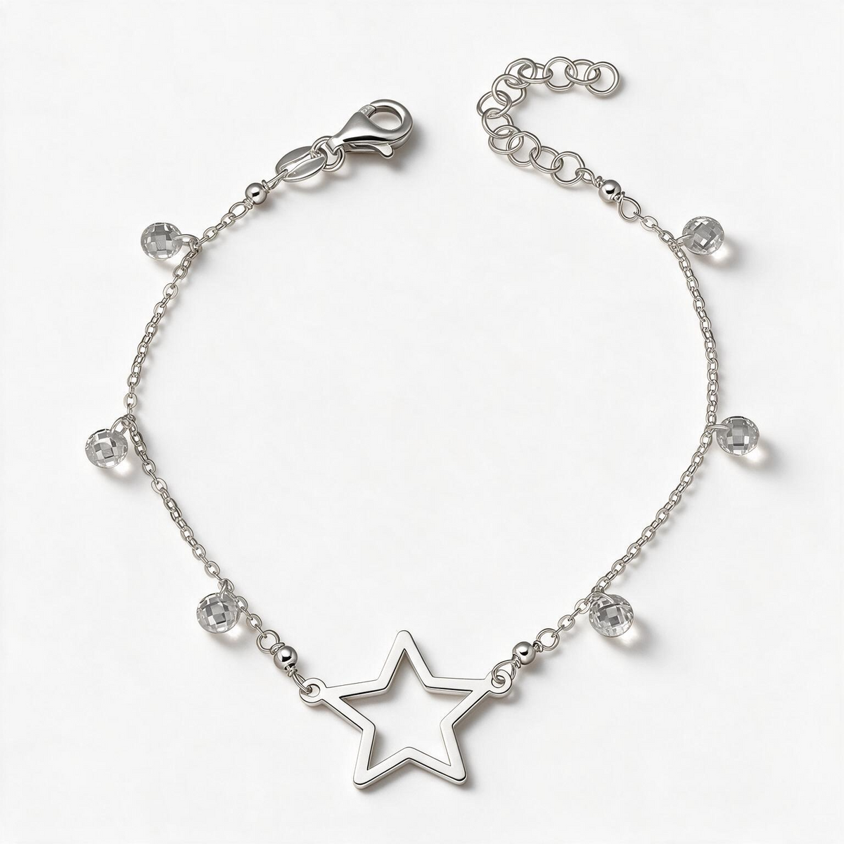 Pulsera Estrella Cristales Hecho con Swarovski®