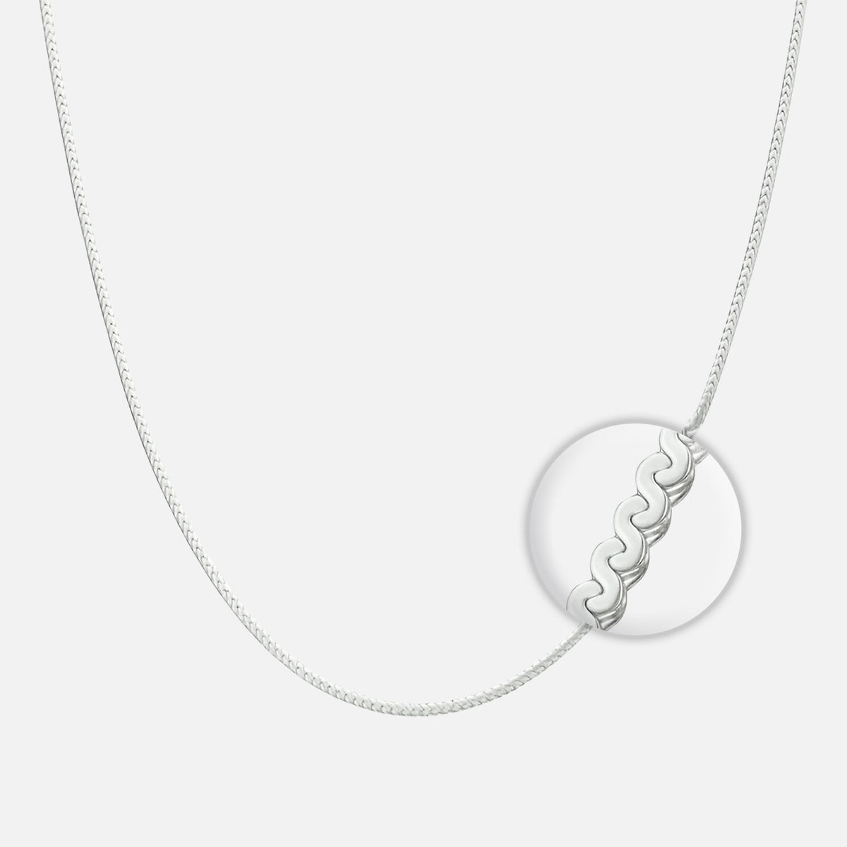 Cadena Serpiente Plana